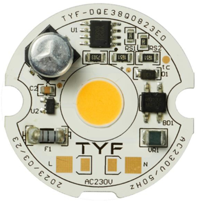 AC COB LED MODULE 7W 210-240V 50Hz 드라이버 디밍 기능 없이