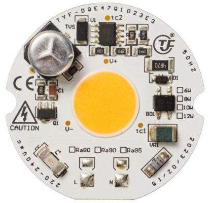 AC COB LED 모듈 10W 210-240V 50Hz 드라이버 미포함 디밍 기능